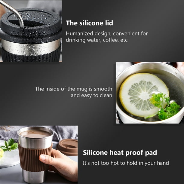 Gobelet à Café De 16 Oz,tasse De Voyage,tasse à Café En Acier