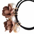 thumbnail image 4 of tredstone Korean Pearl Flowers Pendant Elastic Rope Rings Hair Ties Rubber Band Decorations Accessories, 4 of 9