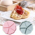thumbnail image 3 of 2PCS Silicone Waffle Mold 5 Cavity Heart Shaped Cake Muffin Pancake Mold for Baking Tools, 3 of 8