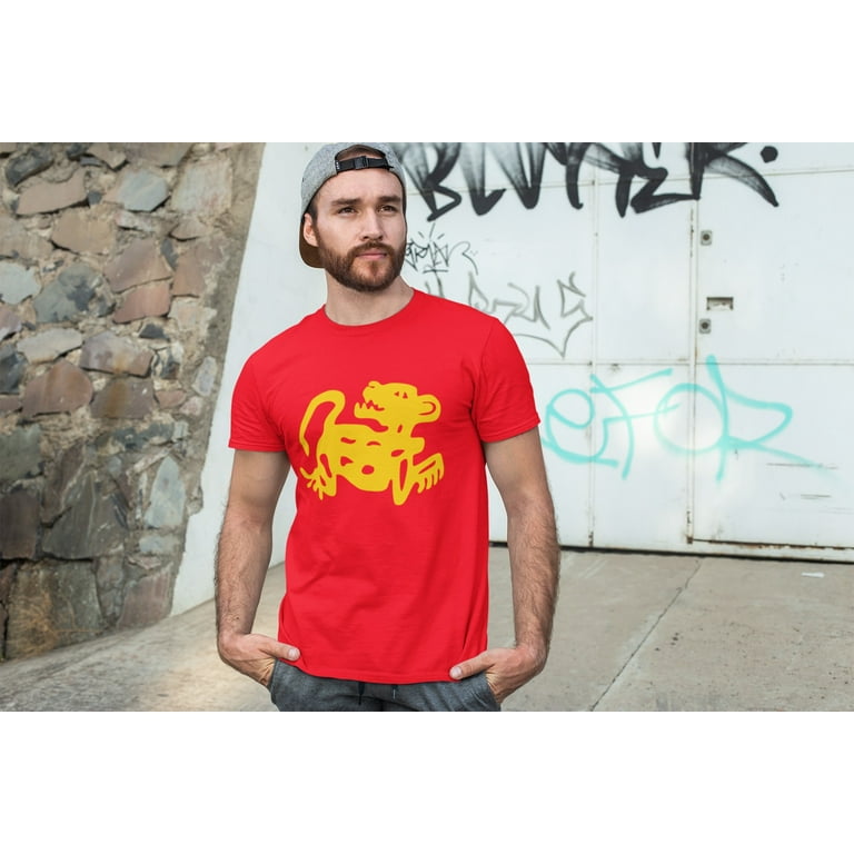Old Glory Mens Red Jaguars Costume Short Sleeve Graphic T Shirt