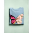 thumbnail image 3 of Flower Butterfly Sweatshirt Women -Smartprints Designs, Female Large, 3 of 4