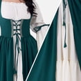 thumbnail image 4 of Disfraz renacentista para mujer Spooktacular Creations Green Chemise XXL, 4 of 8