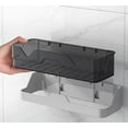 thumbnail image 6 of 1-Set Wall Mounted Corner Shower Caddy, Adhesive Bathroom Organizer Shelf, No Drill Floating Storage Rack for Toiletries, Shampoo and Shower Essentials TIKA, 6 of 12