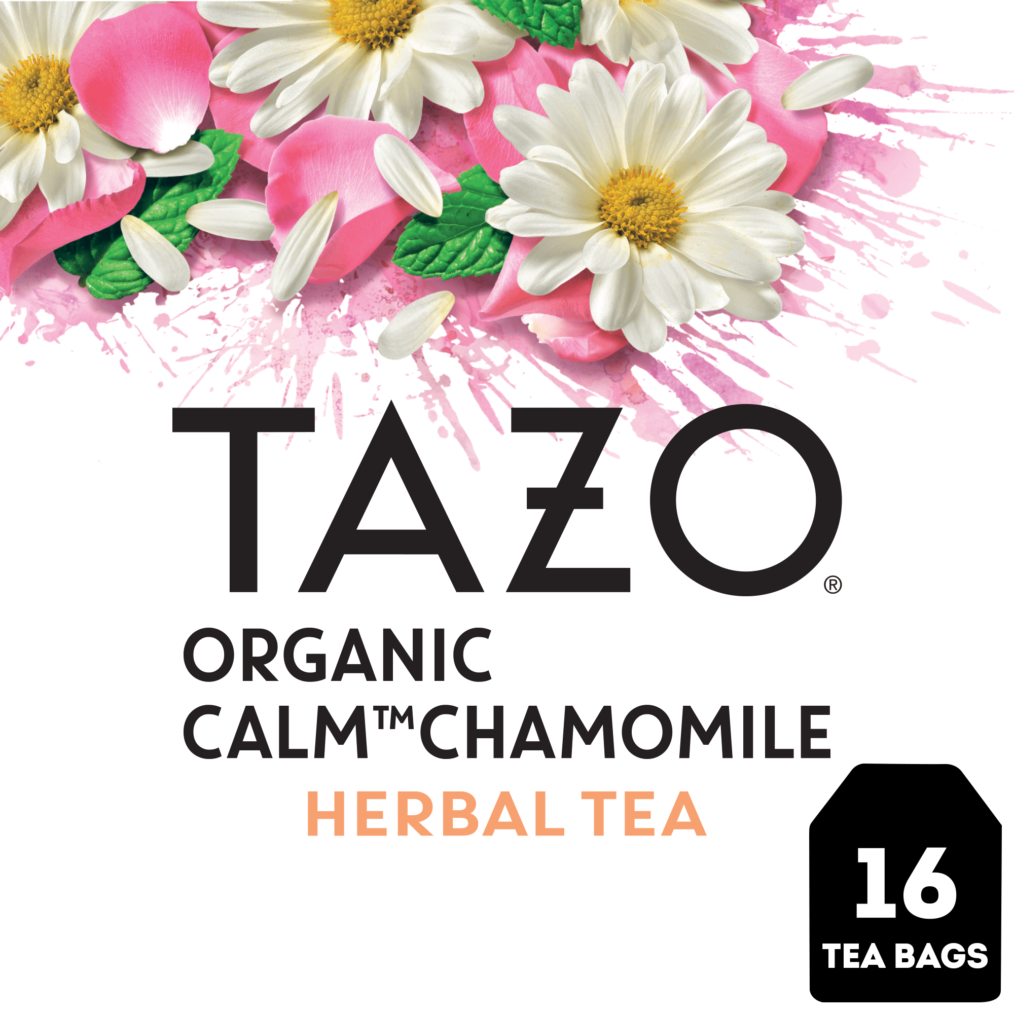 Tazo Tea - Herbal Tea Organic Calm Chamomile - Case of 6-16 Bags