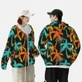 thumbnail image 6 of Gaeub Palm Trees Men's and Women's UPF 50+ Long-Sleeved Sun Protection Clothing, Fishing Shirt Long Sleeve Zip - XX-Large, 6 of 9