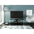 thumbnail image 2 of Pemberly Row Steel TV Stand w/ Cable Management for up to 65" TVs - Black/Chrome, 2 of 9