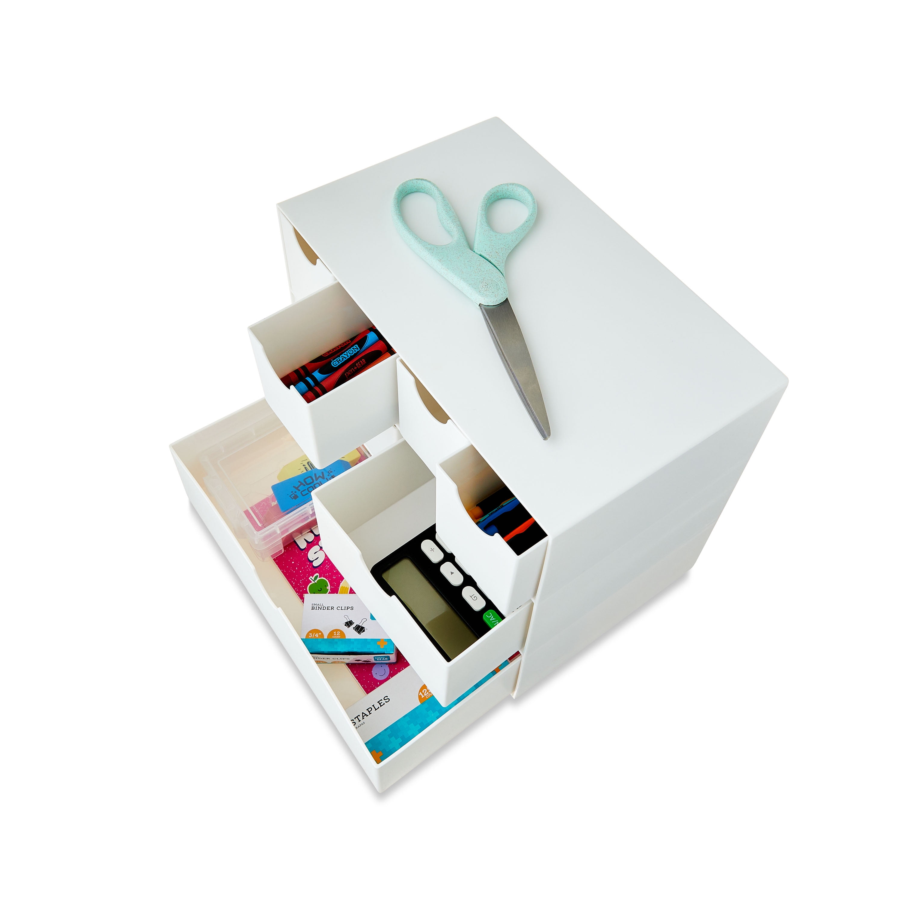 Pen+Gear 7-Drawer Teacher Organization and Storage Box, White