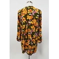 thumbnail image 4 of Dear Scarlett Women's Lizzy Tropical Floral Long Sleeve Blouse Top in Olive (Small, Olive), 4 of 4