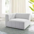 thumbnail image 2 of Sofa Corner Chair, Fabric, Ivory White, Modern Contemporary Urban Design, Living Lounge Room Hotel Lobby Hospitality, 2 of 8
