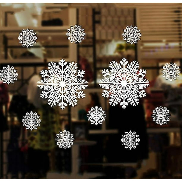 Pegatinas navideñas Sin pegamento Pegatinas electrostáticas Pegatinas decorativas navideñas