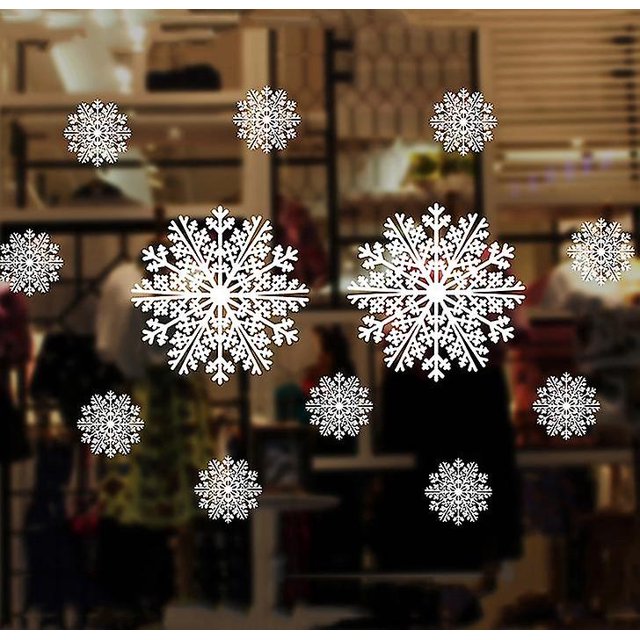 Pegatinas navideñas Sin pegamento Pegatinas electrostáticas Pegatinas decorativas navideñas