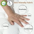thumbnail image 4 of CHEVNI 12 inch Medium Euro Top Memory Foam Hybrid Twin Mattress in a Box King, 4 of 5