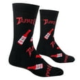 thumbnail image 3 of Crazy Socks, Tapatio, Funny Socks for Men Women, Fun Crew Print, Large, 3 of 6