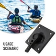thumbnail image 2 of Kayak Canoe Rudder Accessories Boat Rudder Control Parts Kit Handle Square Base, 2 of 12