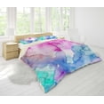 thumbnail image 2 of 3D Watercolor shading Quilt Cover Set Bedding Set Pillowcases, 2 of 6
