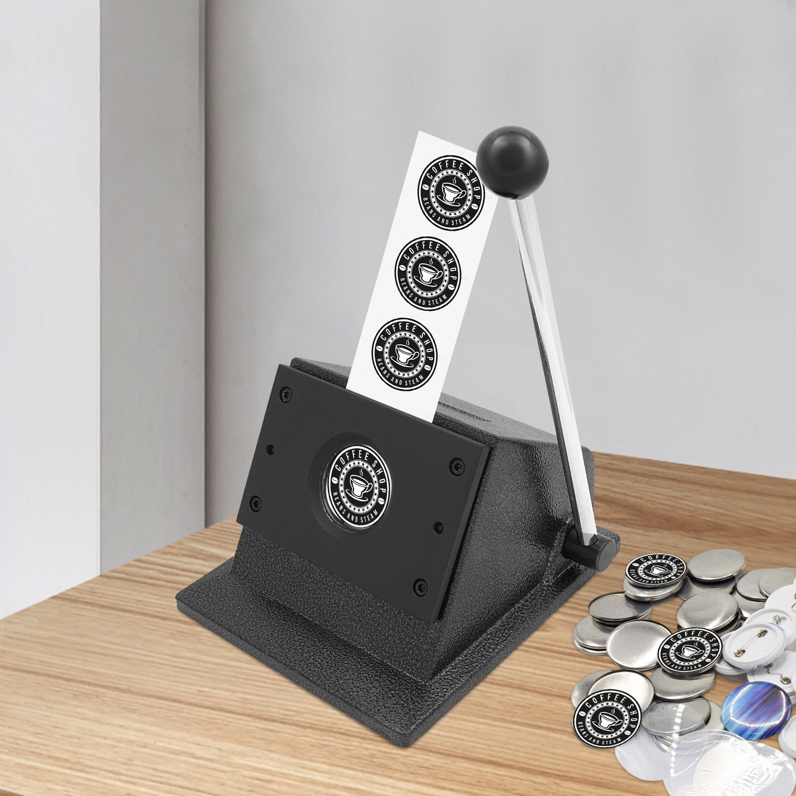 1.9in Black Round Corner Cutter Manual Graphic Punch Die Cutter Round for A4 Paper Photo Paper Copperplate Paper