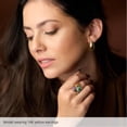 thumbnail image 4 of Auriga 925 Sterling Silver Electroform Tapered 25.1 mm Hoop Earrings for Women, 4 of 5