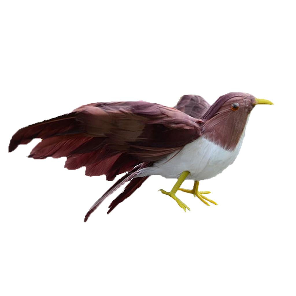 Lifelike Perched Woodland Birds 