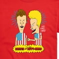 thumbnail image 3 of Beavis & Butthead - USA Fireworks - 4th of July - Men's Short Sleeve Graphic T-Shirt, 3 of 5