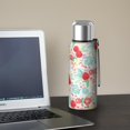 thumbnail image 5 of 20 Oz Pioneer Flower Coffee Tumbler Double Wall Insulated Stainless Steel Water Bottle | Metal Reusable Thermoses Flask with Cup Cap | Leak & Sweat Proof with Anti-Dust Lid, 5 of 7