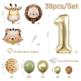 thumbnail image 2 of Globos de cumpleaños Wuokkig Jungle Safari Wild One Party, 2 of 7