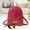 Red, variant on ZTTD Fashion Lady Shoulders Small Backpack Letter Purse Mobile Phone Messenger Bag