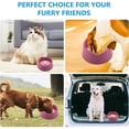 thumbnail image 5 of Cuenco de agua para mascotas con disco flotante, cuenco de agua a prueba de derrames, ralentiza la velocidad de bebida para perros y gatos, 5 of 5