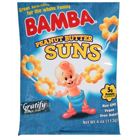 Gratify, 4 oz, PACK OF 1 Bamba Peanut Butter Puffs