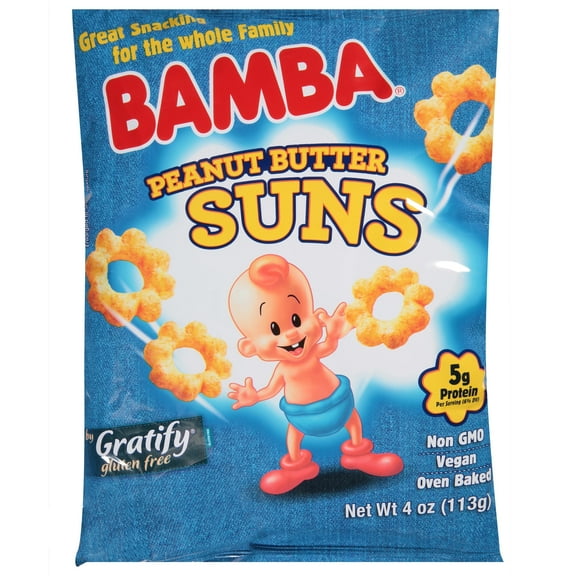 Gratify, 4 oz, PACK OF 1 Bamba Peanut Butter Puffs