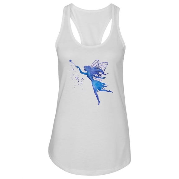 Blue Fairy Design  Tank Women -Image by Shutterstock, Female XX-Large