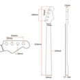 thumbnail image 2 of 20 Frets Maple Electric Bass Guitar Neck for 4 String Precision PB Bass Yellow, 2 of 7