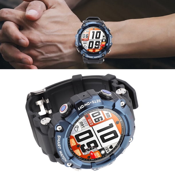 Reloj Inteligente, 2 En 1 Con Auriculares Estéreo Inalámbricos A 1,52 Pulgadas Pantalla NFC MP3 Almacenamiento De Grabación De Música Relojes De Voz Para Hombre