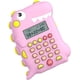 thumbnail image 1 of Calculadora para niños, Calculadora con forma de dinosaurio rosa, Calculadora de aprendizaje inteligente para juegos de matemáticas, Calculadora de bolsillo para oficina, 1 of 5