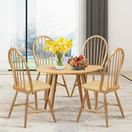 Costway Set of 4 Vintage Windsor Dining Side Chair Wood ... Costway Set of 4 Vintage Windsor Dining Side Chair Wood ... on {keyword}
