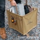 thumbnail image 2 of Picnic Lona Plegable Con Asa Bote Basura Portátil para Exteriores (caqui), 2 of 9