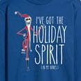 thumbnail image 3 of The Nightmare Before Christmas - Holiday Spirit In My Bones - Men's Long Sleeve T-Shirt, 3 of 5