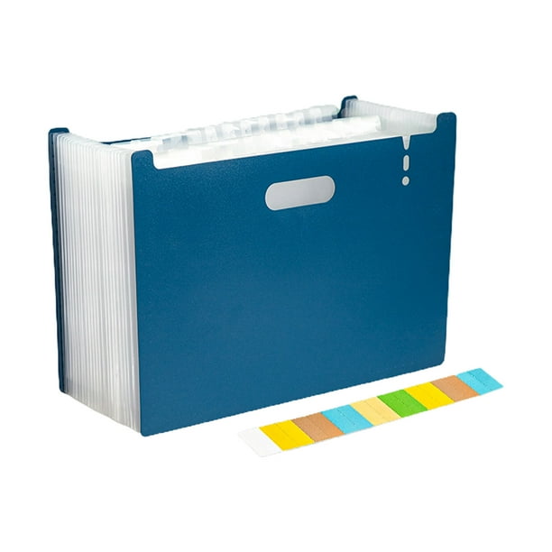 Expanding A4 File Folder Office Accordion Folder with Handles Hidden