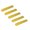 5 Pcs Golden, variant on 5pcs Aluminum Alloy Ruler Set - Durable Precision Measuring Rulers for Accurate Length Measurement