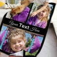 thumbnail image 6 of Personalized Blankets and Throws Photo Blanket Customized Using My Own Photos Customized Blanket Collage Blanket Customized, 6 of 6