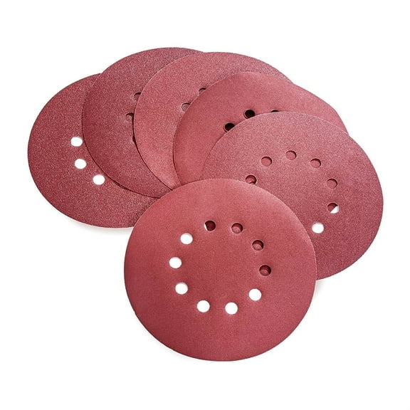 SATC 10 Pcs 9inch 10-Hole Drywall Sanding Discs 120 Grit Sander Paper