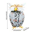 thumbnail image 3 of Wrought Iron Animal Painted Peacock Garden Statues With Solar Lights For Courtyard Balcony Decor, 3 of 13