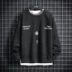 thumbnail image 2 of Ropa Tops de cuello redondo para hombres Camisetas sociales de corte regular para hombres Tendencias de moda de algodón 2024 Suéteres Emo Harajuku It Sudaderas, 2 of 5