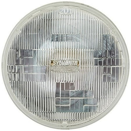 SYLVANIA H6024 SilverStar High Performance Halogen Sealed Beam Headlight (7  Round) PAR56