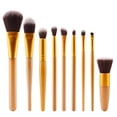thumbnail image 2 of Kit de Brochas de Maquillaje Profesional de 9 Piezas Perfecl Oro, 2 of 4
