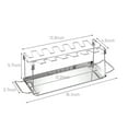 thumbnail image 4 of Matsuzay Estante para barbacoa, parrilla para piernas de pollo, soporte para asador, ahorro de espacios, lavable, profesional, montaje Cocina y Comedor, 4 of 5