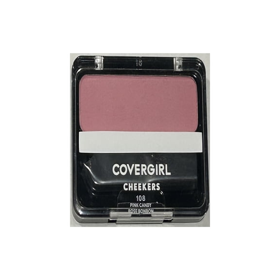 CoverGirl Cheekers Blush, Pink Candy 0.12 oz (Pack of 4)