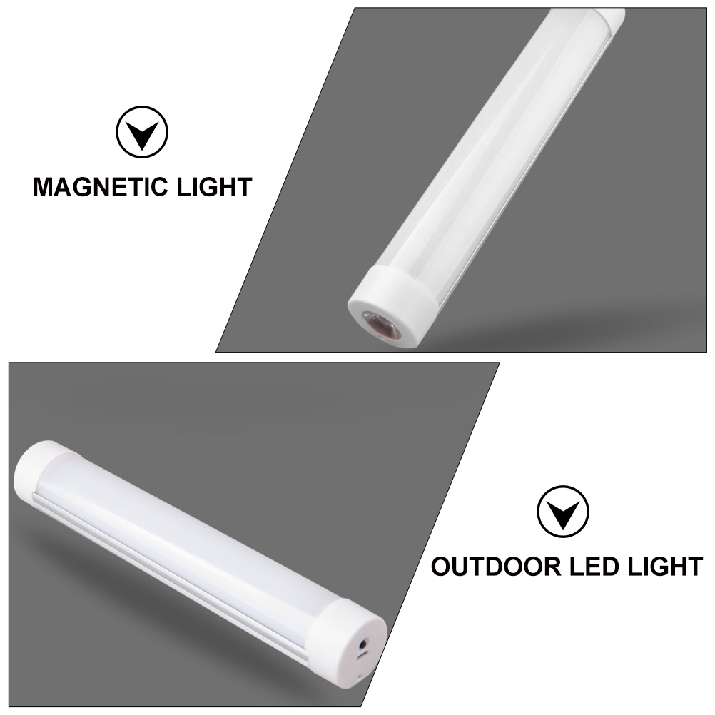 Worgeous Portable USB Rechargeable LED Tube Light with Magnetic Base for Camping and Emergency Use .87 Inches