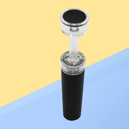 COMPUKAS Silicone Wine Stopper Black Vacuum Sealer for Standard Bottles of Wine and Liquor