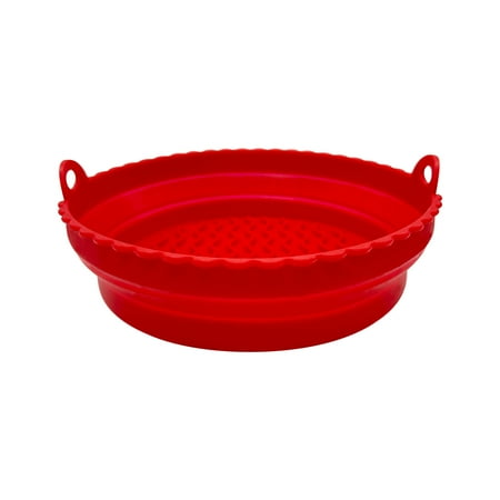 

Reusable Air Fryer SILICONE BAKING Pad Foldable Fryer Tray Pad