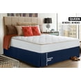thumbnail image 2 of Falda de cama Utopia Bedding Queen Soft, cuádruple plisada, azul marino, 2 of 7